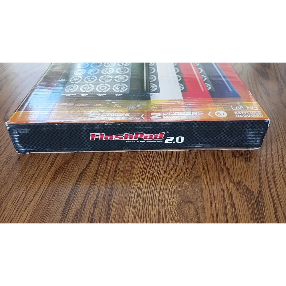 Flash Pad Touch N Go 2.0 Black - 5 Electronic Games - New Open Box